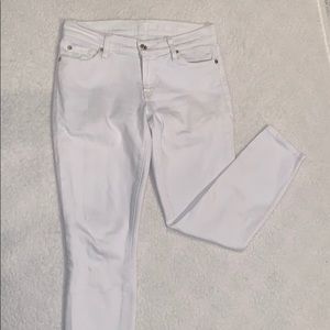 7 for all mankind The Skinny in Clean White